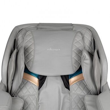 SAKURA COMFORT 806 kėdė su masažo funkcija, pilkos spalvos 14