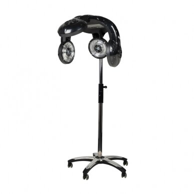 Professional hairdressing infrazone GABBIANO 938 with stand, black color 2