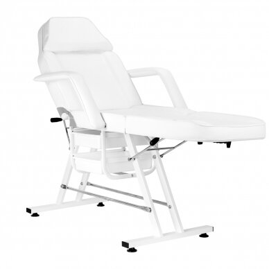 Profesionali kosmetologinė lova-kėdė grožio procedūroms SILLON, baltos spalvos 1