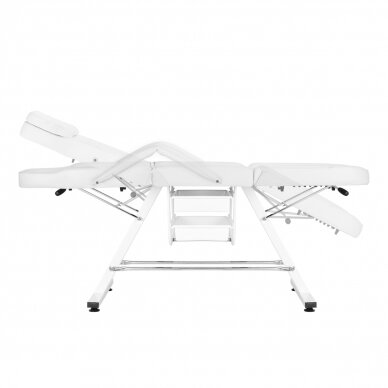Profesionali kosmetologinė lova-kėdė grožio procedūroms SILLON, baltos spalvos 2