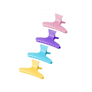 Color hair clips E-47 (12 pcs, 8.2 cm) 1 Color hair clips E-47 (12 pcs, 8.2 cm) 1
