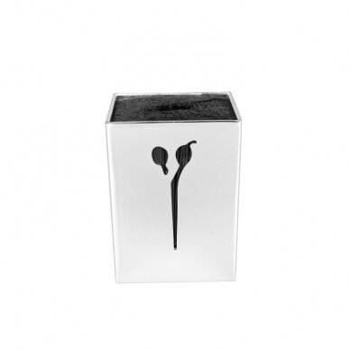 Scissor stand/organizer, silver color