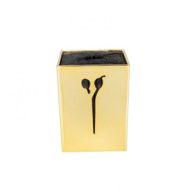 Scissor stand/organizer, golden color Scissor stand/organizer, golden color