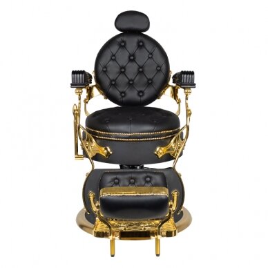 Профессиональное барберское кресло для парикмахерских и салонов красоты GABBIANO CESARE GOLD 2