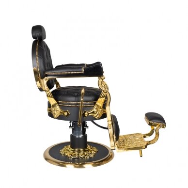 Профессиональное барберское кресло для парикмахерских и салонов красоты GABBIANO CESARE GOLD 3