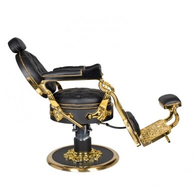 Профессиональное барберское кресло для парикмахерских и салонов красоты GABBIANO CESARE GOLD 4