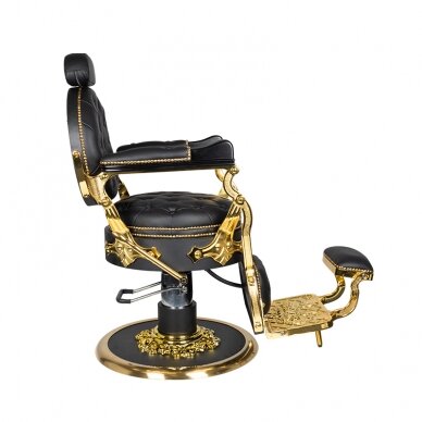 Профессиональное барберское кресло для парикмахерских и салонов красоты GABBIANO CESARE GOLD 6