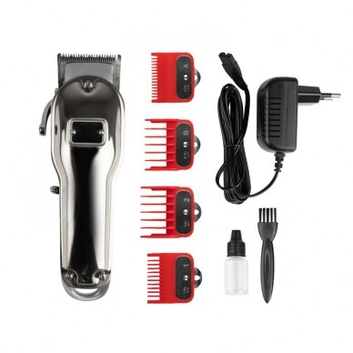 Professional hair clipper KESSNER-2020A, silver color 4