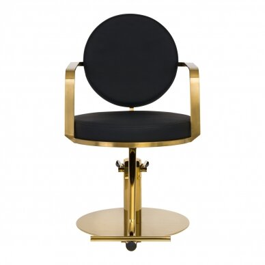 Профессиональное парикмахерское кресло GABBIANO ARRAS GOLD BLACK 2