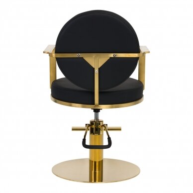 Профессиональное парикмахерское кресло GABBIANO ARRAS GOLD BLACK 3