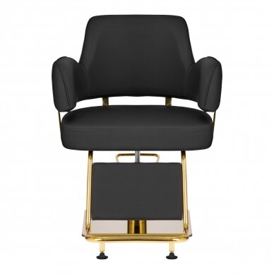 Profesionali kirpyklos kėdė GABBIANO LINZ, juodai auksinės spalvos 3