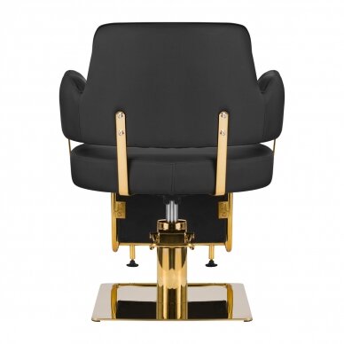Profesionali kirpyklos kėdė GABBIANO LINZ, juodai auksinės spalvos 4