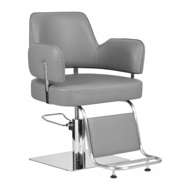 Professional hairdressing chair GABBIANO LINZ, grey color