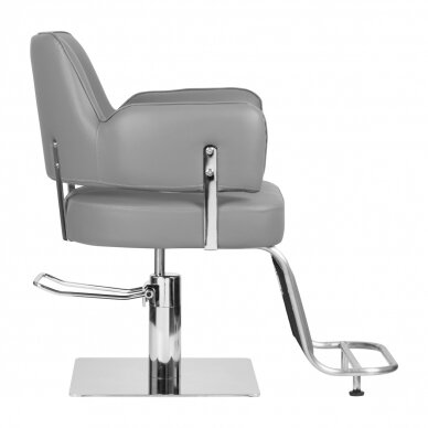 Professional hairdressing chair GABBIANO LINZ, grey color 1