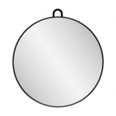 Black frame mirror with handle (show customer rear view) Black frame mirror with handle (show customer rear view)