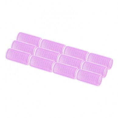 Sticky hair curlers  28 mm (12 pcs.)