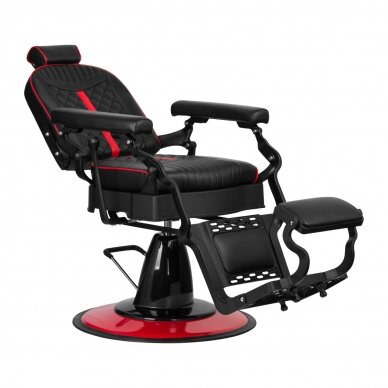 Профессиональное барберское кресло для парикмахерских и салонов красоты GABBIANO DIEGO BLACK 1