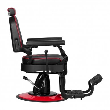 Профессиональное барберское кресло для парикмахерских и салонов красоты GABBIANO DIEGO BLACK 2
