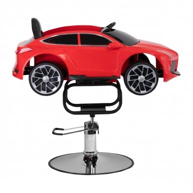 Professional children's chair for hairdressers BMW car, red 5