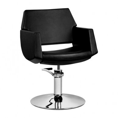 Профессиональное парикмахерское кресло GABBIANO SANTIAGO, черного цвета