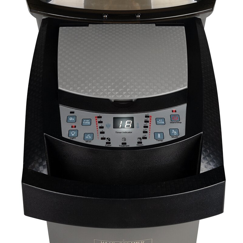 Professional standing hair humidifier-vapazone with active ozone GABBIANO 408D, black color 4 Professional standing hair humidifier-vapazone with active ozone GABBIANO 408D, black color 4