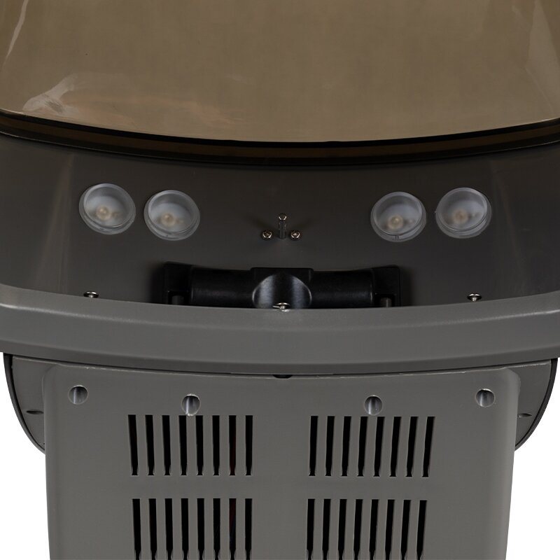 Professional standing hair humidifier-vapazone with active ozone GABBIANO 408D, black color 7