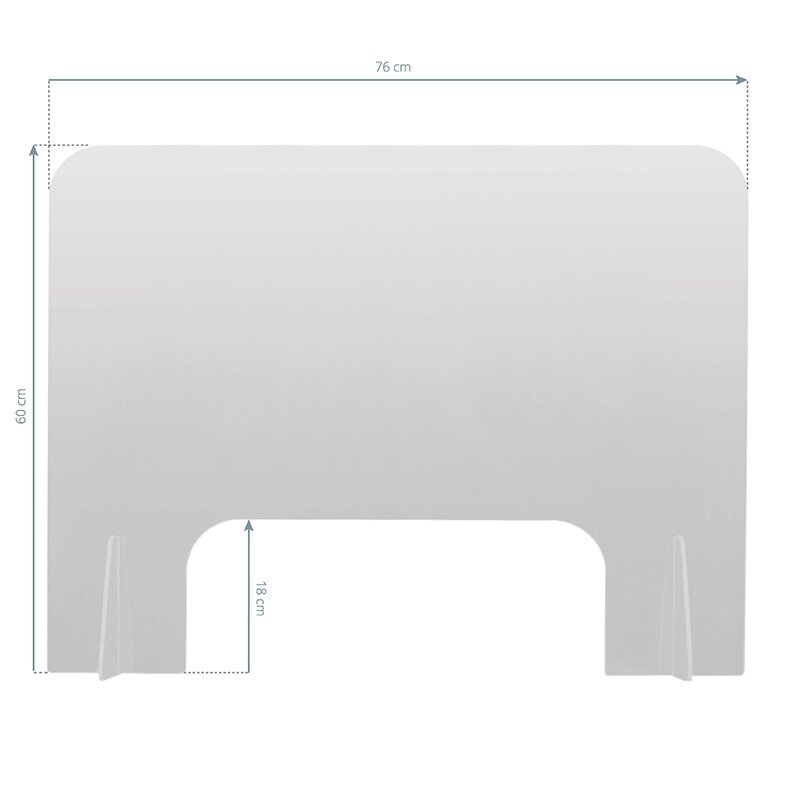 Mobile protective table wall, transparent 3 Mobile protective table wall, transparent 3
