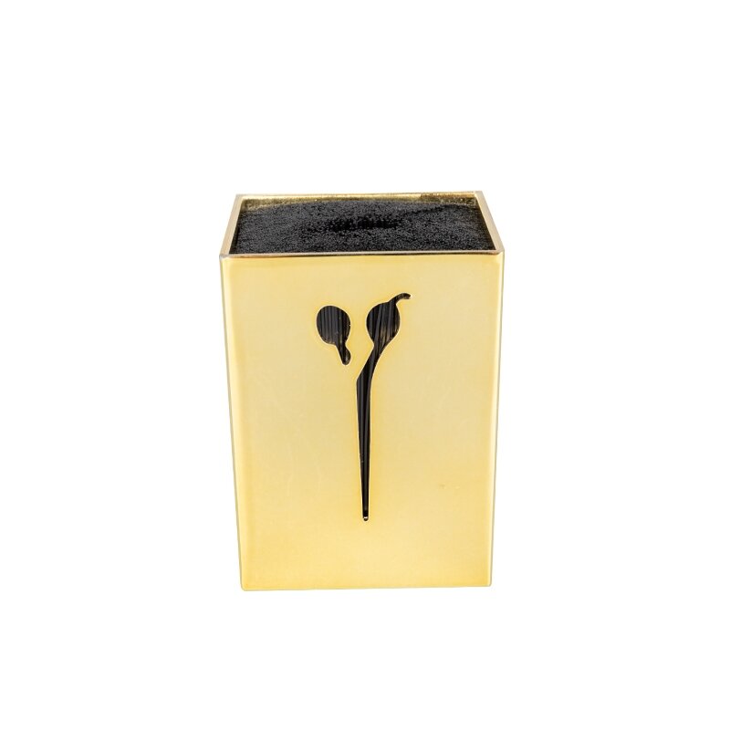 Scissor stand/organizer, golden color Scissor stand/organizer, golden color