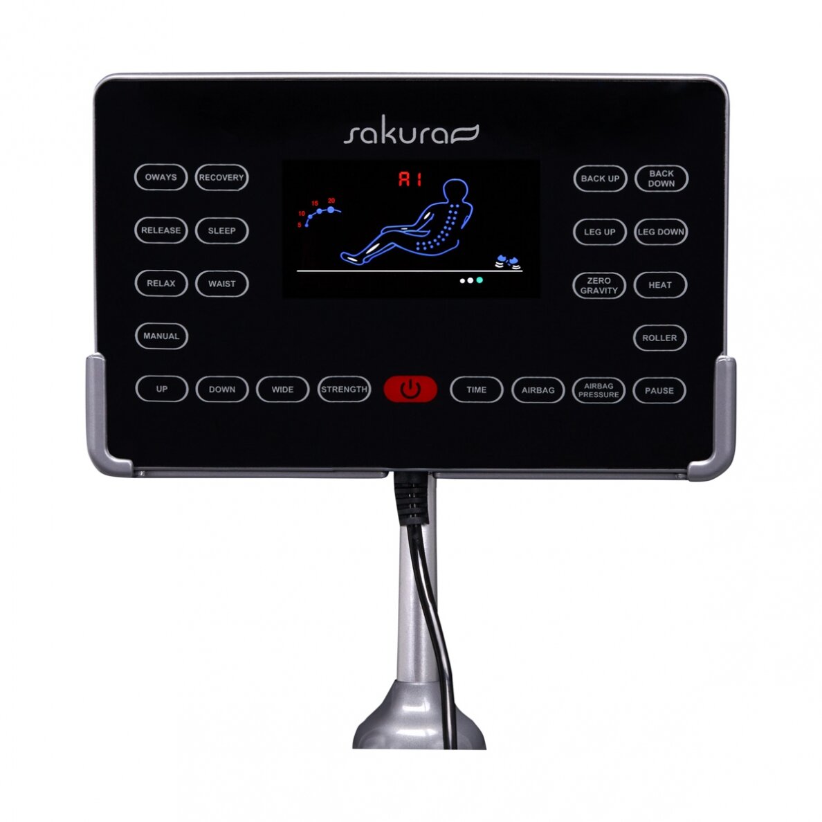 Кресло SAKURA COMFORT PLUS 806 с функцией массажа и встроенным Bluetooth, цвет серый 6 Кресло SAKURA COMFORT PLUS 806 с функцией массажа и встроенным Bluetooth, цвет серый 6
