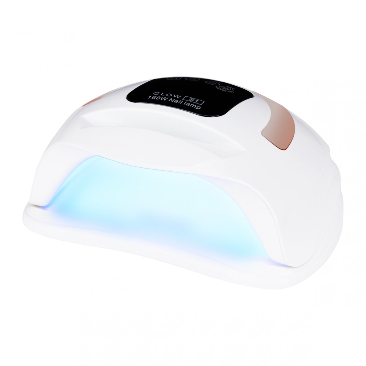 Professional UV/LED nail lamp for manicure GLOW S1 DUAL 168W, golden color Professional UV/LED nail lamp for manicure GLOW S1 DUAL 168W, golden color