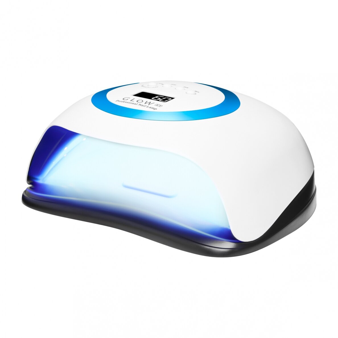 Profesionali UV/LED nagų lempa manikiūrui GLOW V1 168W, baltos spalvos