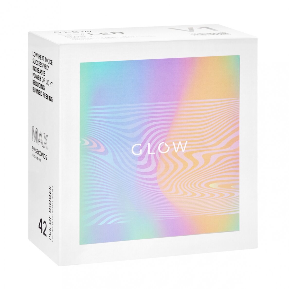 Profesionali UV/LED nagų lempa manikiūrui GLOW V1 168W, baltos spalvos 9