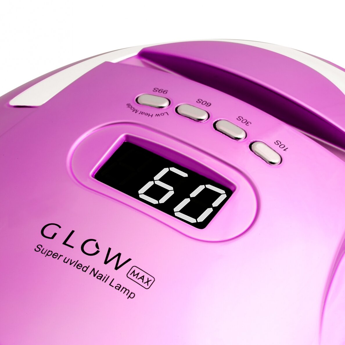 Professional UV/LED nail lamp for manicure GLOW F2 RC 220W, fuchsia/gold color 3 Professional UV/LED nail lamp for manicure GLOW F2 RC 220W, fuchsia/gold color 3
