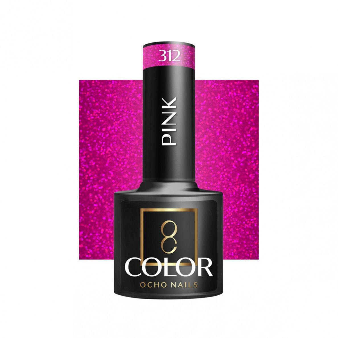 OCHO NAILS ilgalaikis hibridinis nagų lakas manikiūrui PINK 312, 5 g. OCHO NAILS ilgalaikis hibridinis nagų lakas manikiūrui PINK 312, 5 g.