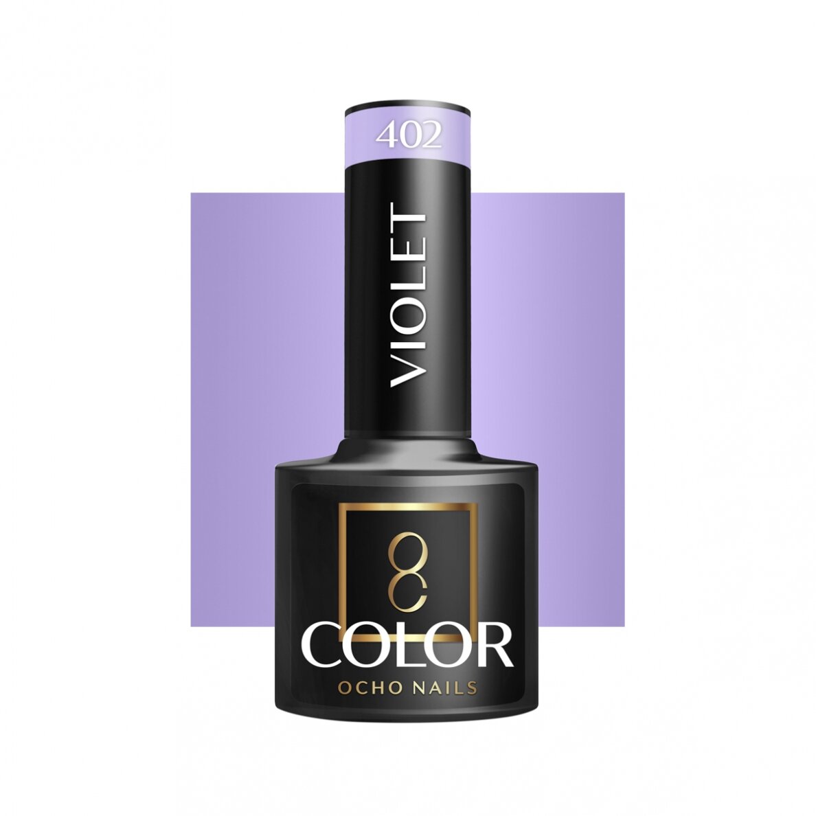 OCHO NAILS long-lasting hybrid nail polish for manicure VIOLET 402, 5 g. OCHO NAILS long-lasting hybrid nail polish for manicure VIOLET 402, 5 g.