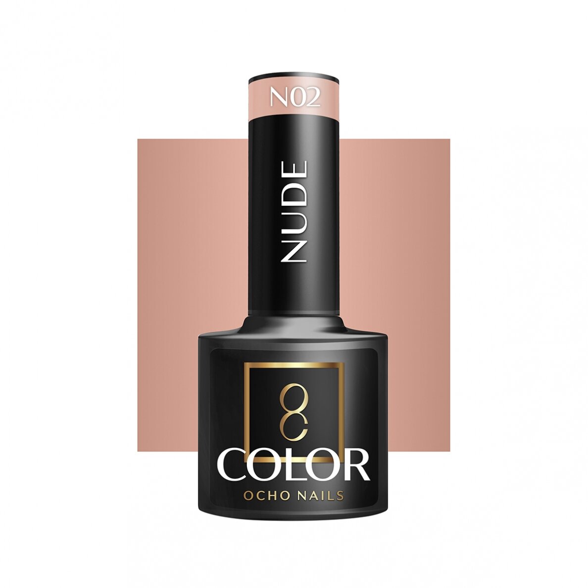 OCHO NAILS long-lasting hybrid nail polish for manicure NUDE N02, 5 g. OCHO NAILS long-lasting hybrid nail polish for manicure NUDE N02, 5 g.