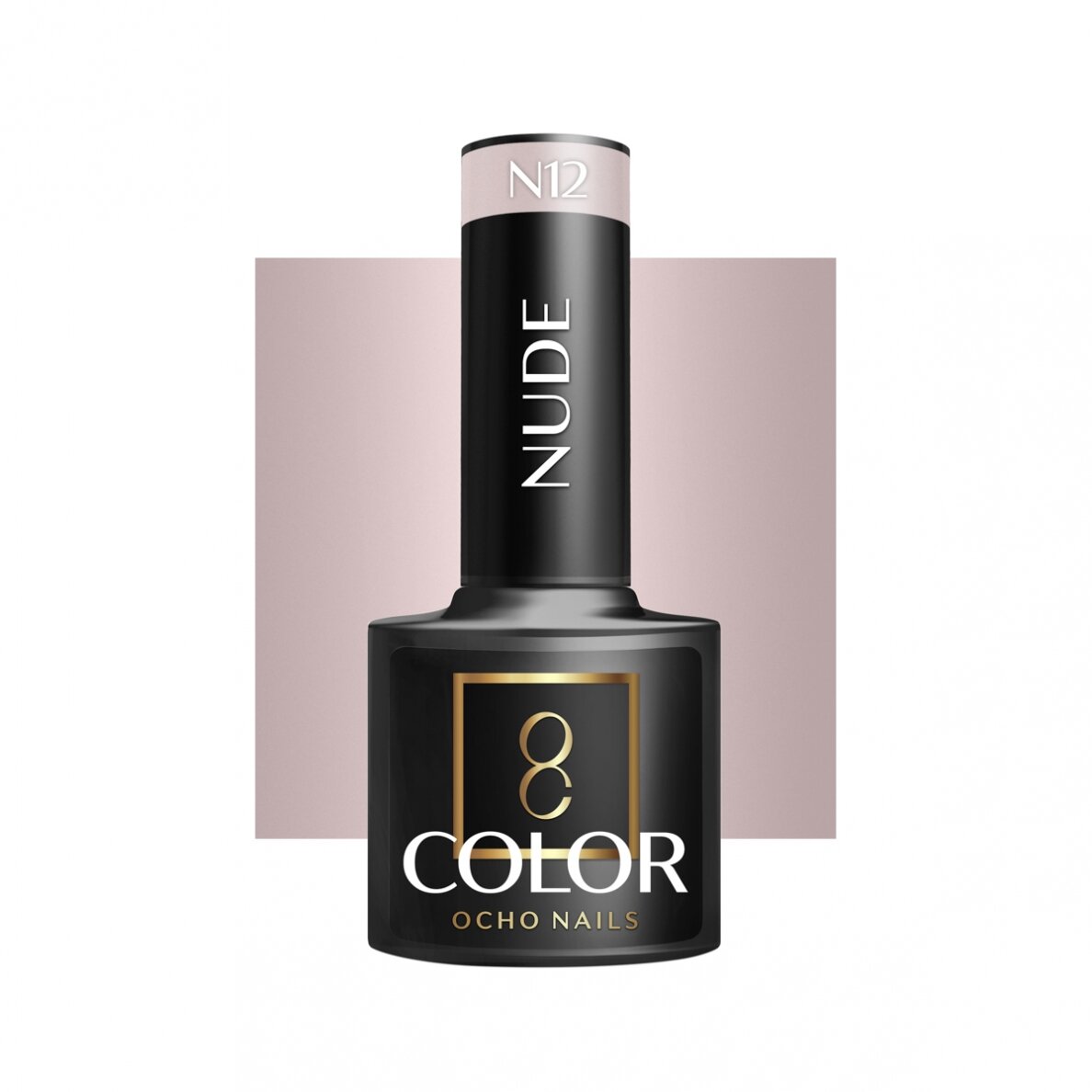OCHO NAILS ilgalaikis hibridinis nagų lakas manikiūrui NUDE N12, 5 g. OCHO NAILS ilgalaikis hibridinis nagų lakas manikiūrui NUDE N12, 5 g.