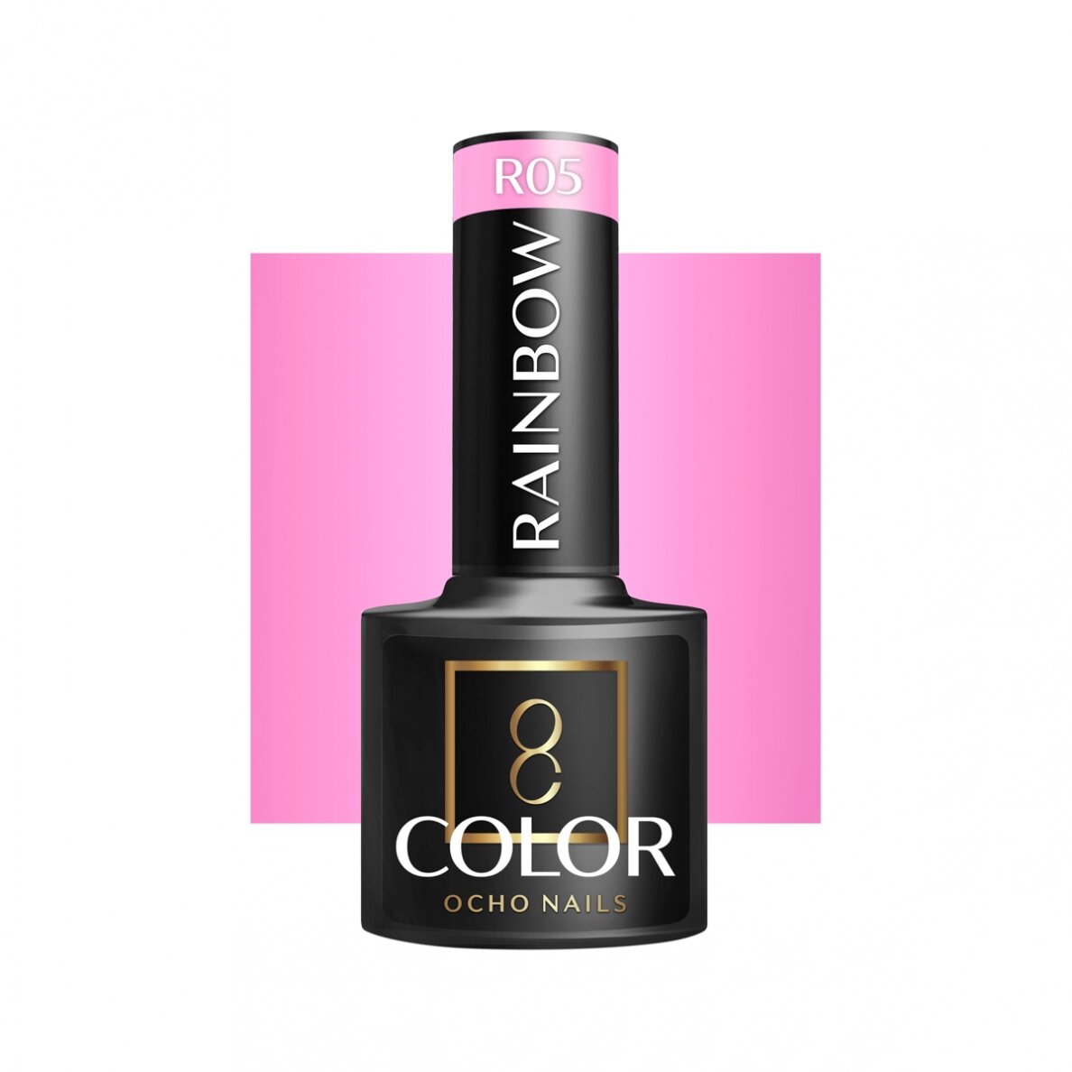 OCHO NAILS long-lasting hybrid nail polish for manicure RAINBOW R05, 5 g. OCHO NAILS long-lasting hybrid nail polish for manicure RAINBOW R05, 5 g.