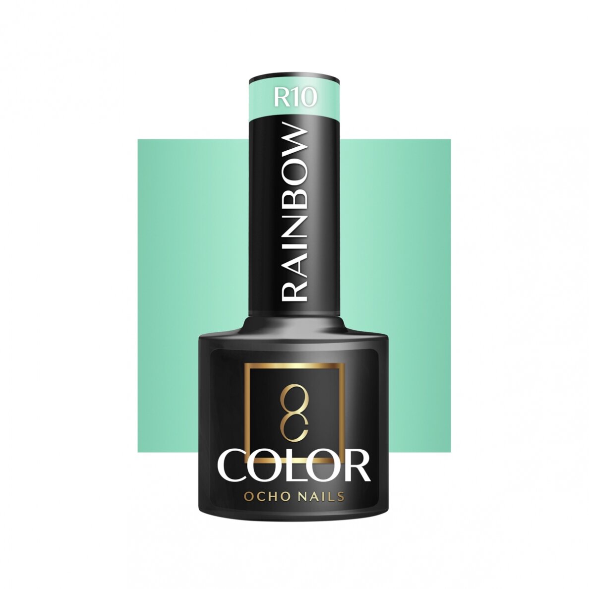 OCHO NAILS long-lasting hybrid nail polish for manicure RAINBOW R10, 5 g. OCHO NAILS long-lasting hybrid nail polish for manicure RAINBOW R10, 5 g.