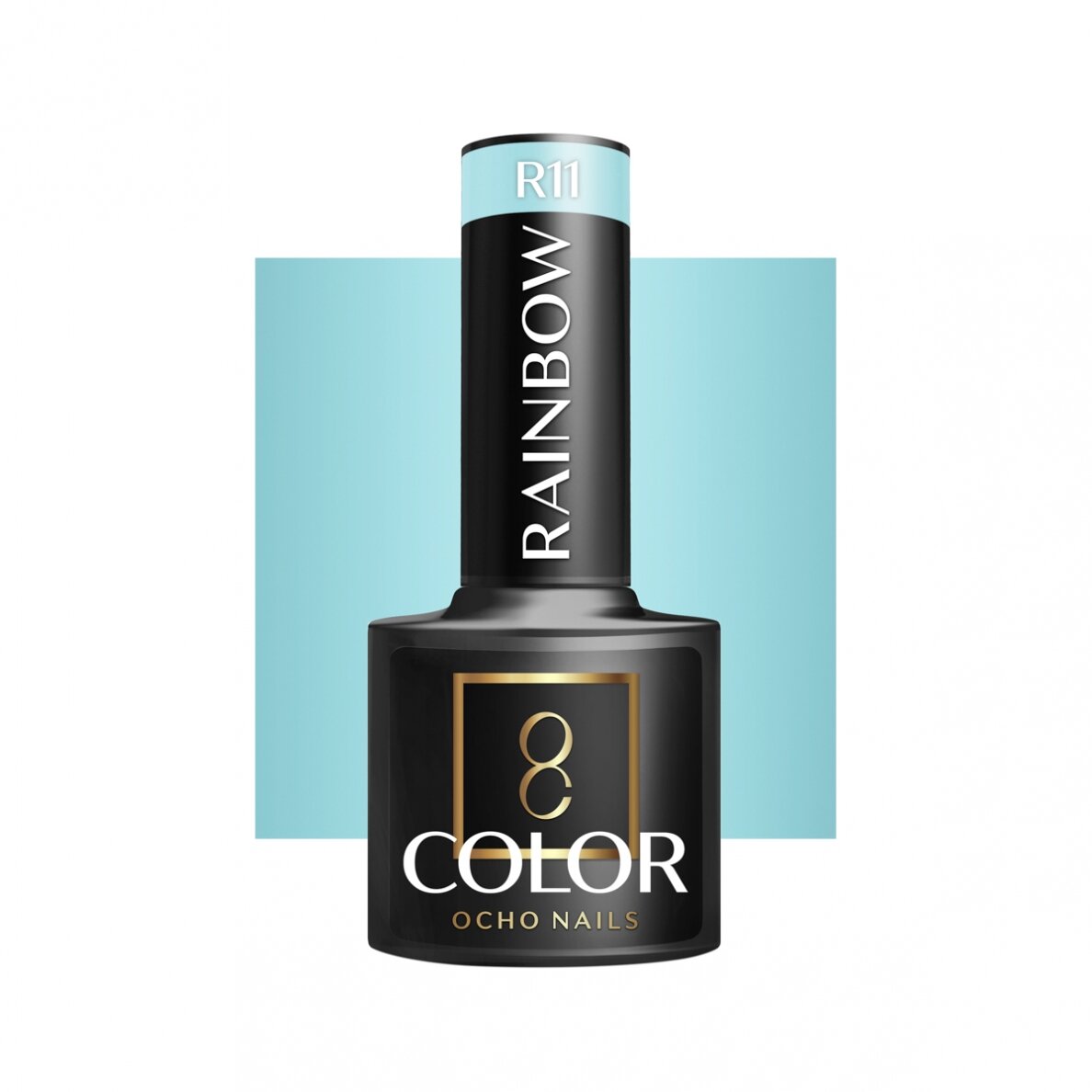OCHO NAILS long-lasting hybrid nail polish for manicure RAINBOW R11, 5 g.