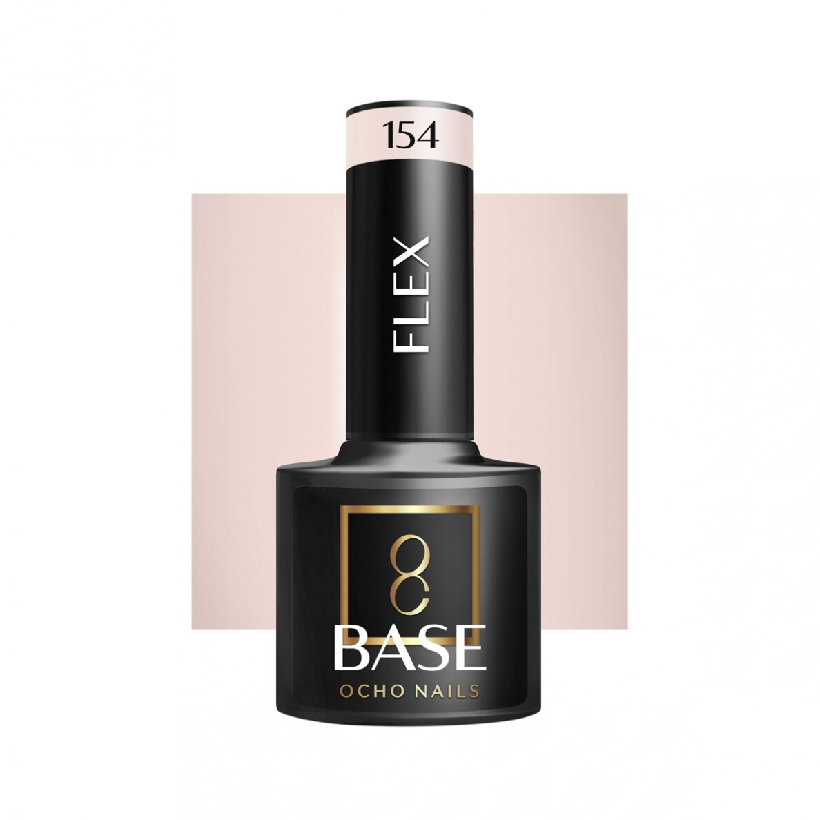 OCHO NAILS ilgalaikė hibridinė gelinio lakavimo bazė FLEX 154, 5 g. OCHO NAILS ilgalaikė hibridinė gelinio lakavimo bazė FLEX 154, 5 g.