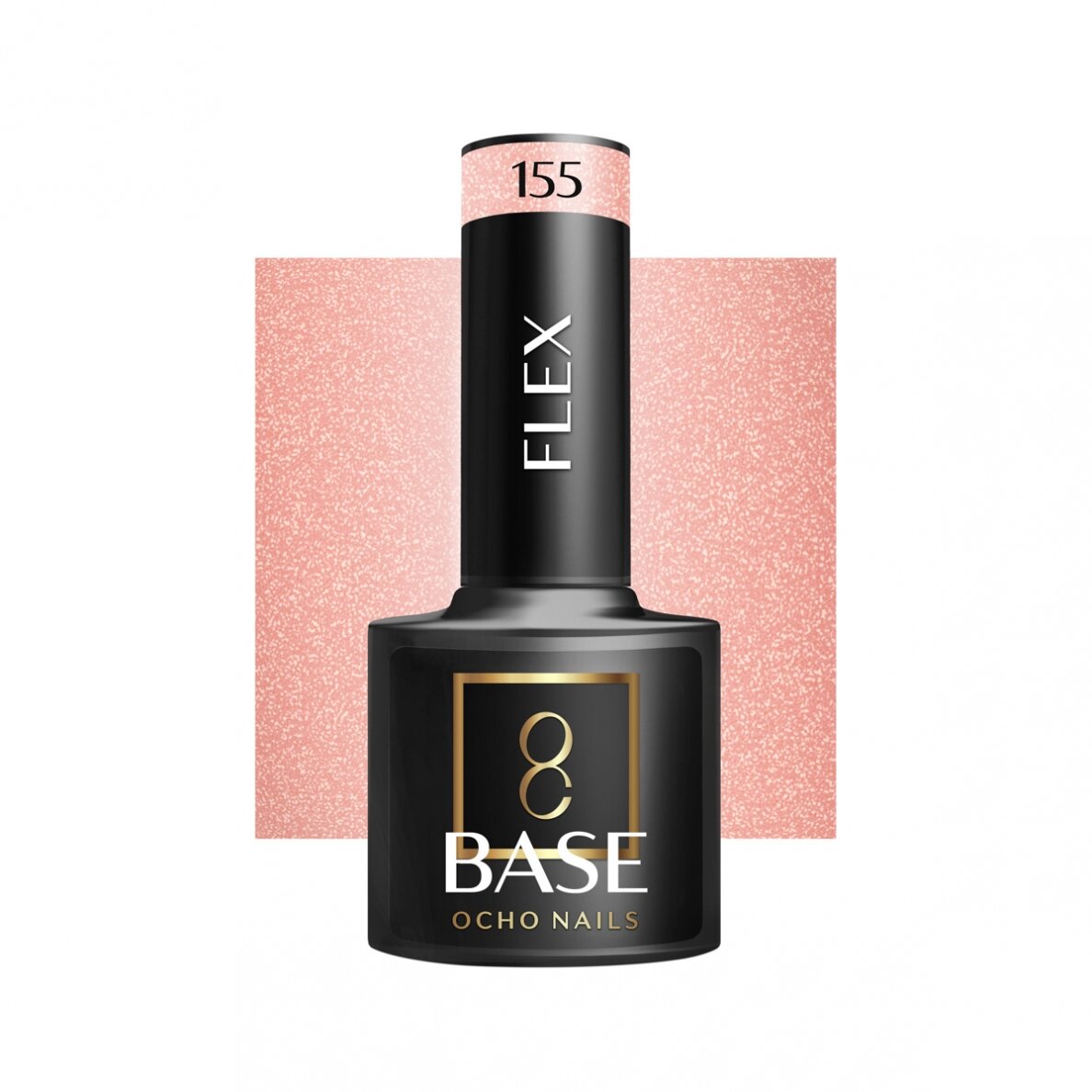 Стойкая база для гибридного гель-лака OCHO NAILS FLEX155, 5 г. Стойкая база для гибридного гель-лака OCHO NAILS FLEX155, 5 г.