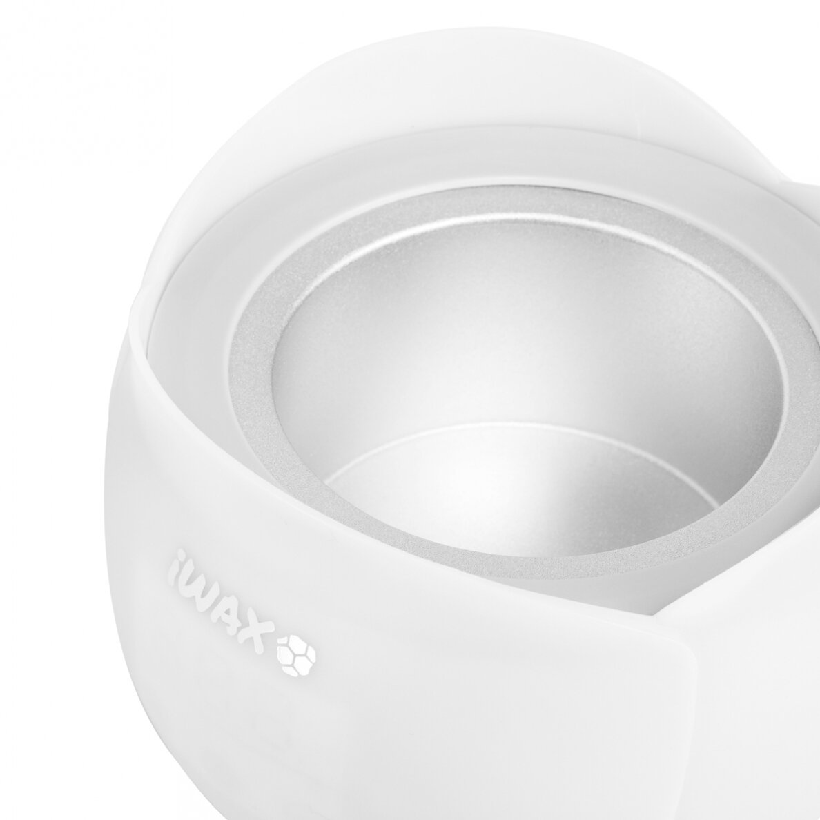 Profesionalus vaško šildytuvas IWAX FLOWER 450 ml, baltos spalvos 5