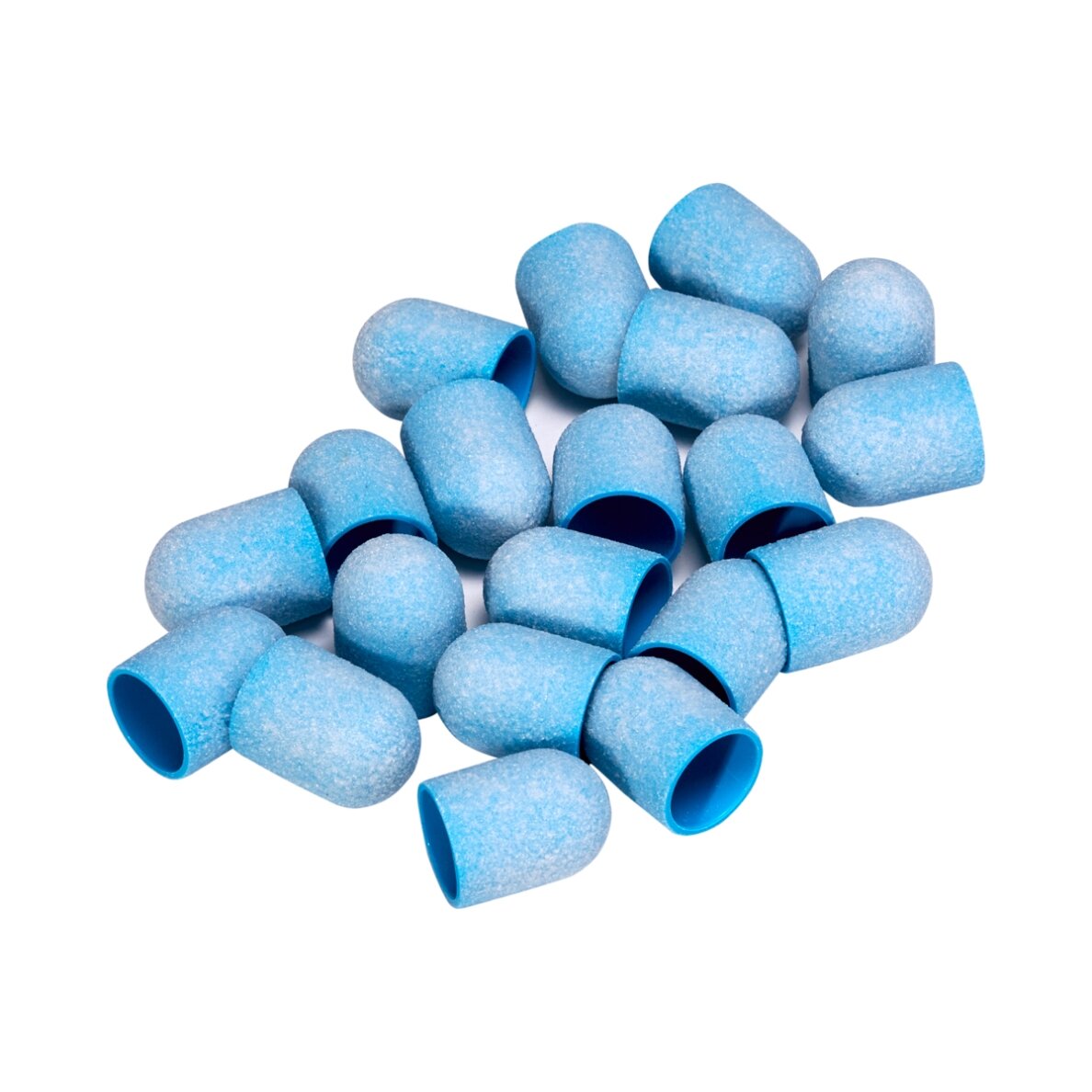 EXO BLUE MED vienkartiniai antgaliai pedikiūrui HARD CAP 13 mm 150 gritų, 20 vnt. EXO BLUE MED vienkartiniai antgaliai pedikiūrui HARD CAP 13 mm 150 gritų, 20 vnt.