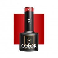 OCHO NAILS long-lasting hybrid nail polish for manicure RED 203, 5 g.