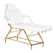 Professional cosmetology bed-chair for beauty procedures SILLON 211, white color
