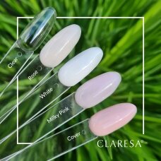 CLARESA construction gel for nail extension MILKY PINK, 15 g.