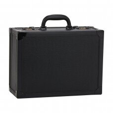 Hairdresser's and barber's suitcase for tools, black color