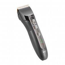 Professional rechargeable hair clipper CODOS T9, gray color