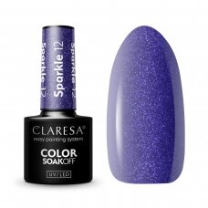 CLARESA long-lasting hybrid nail polish SPARKLE 12, 5 g.